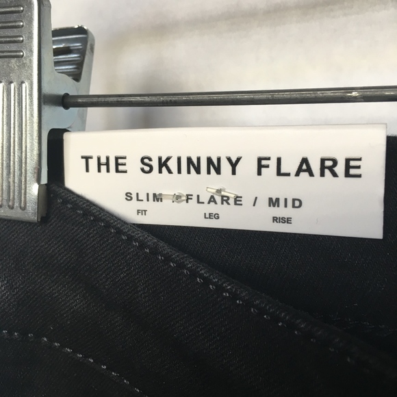 Zara Woman The Skinny Flare In Revolve Black - Picture 8 of 8
